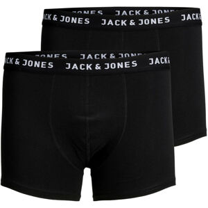 Jack&Jones 2 PACK - férfi boxeralsó JACJON 12138235 Black S