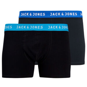 Jack&Jones 2 PACK - férfi boxeralsó  JACRICH 12138240 Surf the Web Blue jewel XL