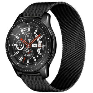 4wrist Milánói szíj a Samsung Galaxy Watch-hoz - Fekete 20 mm
