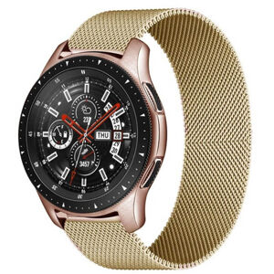 4wrist Milánói szíj Samsung Galaxy Watch-hoz - Gold 22 mm
