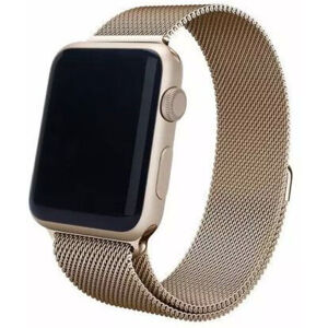 4wrist Apple Watch milánói acél szíj - sötét arany 38/40/41 mm