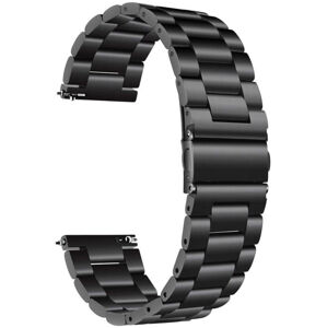 4wrist Acél szíj- Fekete 18 mm