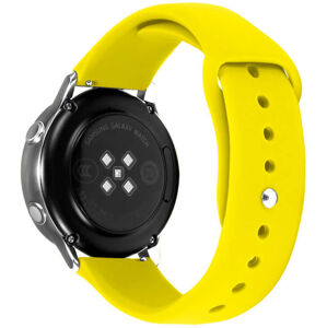 4wrist Szilikon szíj Samsung Galaxy Watch-hoz -  Yellow 20 mm