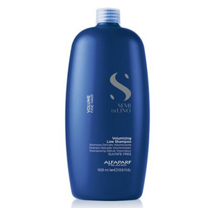 Alfaparf Milano Volumennövelő sampon vékonyszálú és lelapult hajra Semi di Lino Volume (Volumizing Low Shampoo) 1000 ml