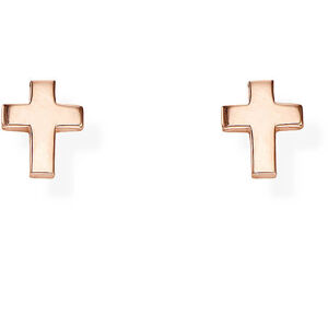 Amen Elegáns bronz kereszt fülbevaló Crosses ORCROR
