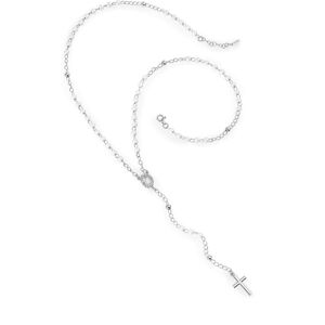 Amen Rosary CROBBZ-M4 ezüst nyaklánc gyöngyökkel