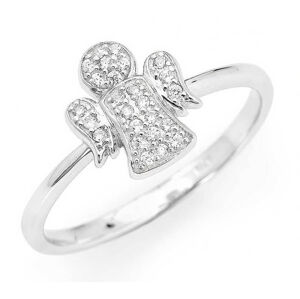 Amen Eredeti ezüst gyűrű, cirkóniumokkal, angyalok RA 50 mm