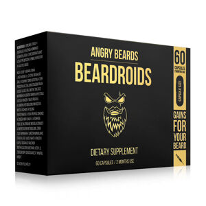 Angry Beards Szakállnövesztő vitaminok Beardoids (Dietary Supplement) 60 kapszula