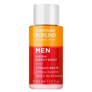 ANNEMARIE BORLIND 2 fázisú szakállolaj férfiaknak MEN System Energy Boost (2-Phase Beard Oil) 30 ml