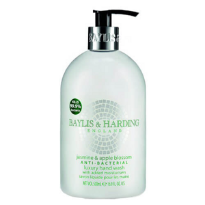 Baylis & Harding Antibakteriális folyékony szappan Jázmin és almafa virág (Anti-Bacterial Luxury Hand Wash) 500 ml
