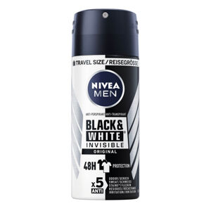 Nivea Izzadásgátló spray férfiak számára  Invisible For Black & White (Antiperspirant) 100 ml