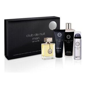 Armaf Club De Nuit Man - EDT 105 ml +  dezodor spray 50 ml + tusfürdő 100 ml + sampon 250 ml