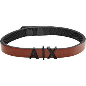 Armani Exchange Férfi bőr karkötő AXG0054001