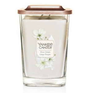 Yankee Candle Sheer Linen illatgyertya 552 g - nagy