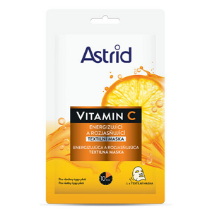 Astrid Energizáló és ragyogó textilmaszk C-vitamin 1 db