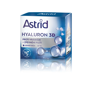 Astrid Bőrfeszesítő ránctalanító nappali krém OF 10 Hyaluron 3D 50 ml