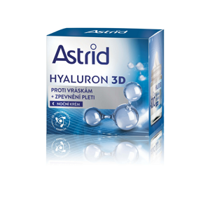 Astrid Bőrfeszesítő éjszakai ránctalanító krém Hyaluron 3D 50 ml