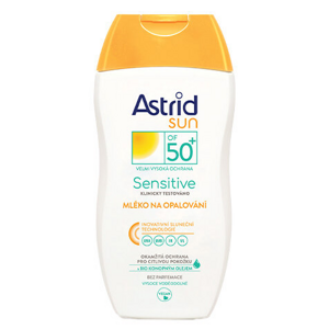 Astrid Napvédő tej érzékeny bőrre OF 50+ 150 ml