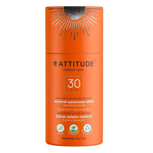 Attitude 100% ásványi védőkrém az egész test számára SPF 30 - Orange Blossom 85 g