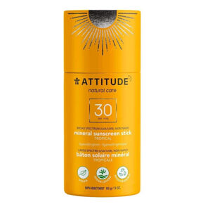 Attitude 100% ásványi napvédő egész testre ATTITUDE SPF 30 - Tropical 85 g