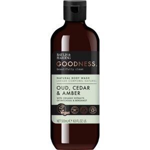 Baylis & Harding Tusfürdő oud, cédrus és borostyán illattal Goodness (Natural Body Wash) 500 ml