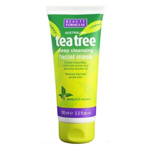 Beauty Formulas Tisztító maszk Tea Tree (Deep Cleansing Face Mask) 100 ml