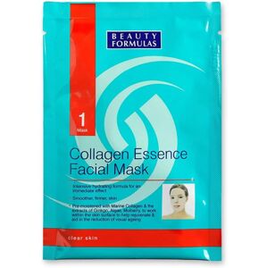 Beauty Formulas Kollagén arcmaszk(Collagen Essence Facial Mask) 1 db