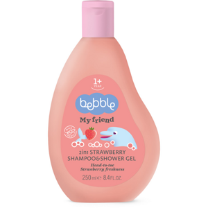 Bebble Babasampon és tusfürdő 2 az 1-ben eper 250 ml