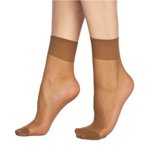 Bellinda DIE PASST SOCKS 20 DEN - Nylon nylon zokni 2 pár - bronz BE200215-213-U