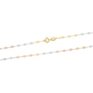 Beneto Exclusive Eredeti arany háromszínű lánc AUS0022