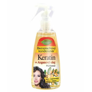 Bione Cosmetics Keratin + Arganový olej kondicionáló Keratin + Arganový olej 260 ml Panthenol Keratin + Arganový olej