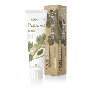 Ecodenta BIO fehérítő fogkrém papaya kivonattal (Certified Organic Whitening Toothpaste) 100 ml