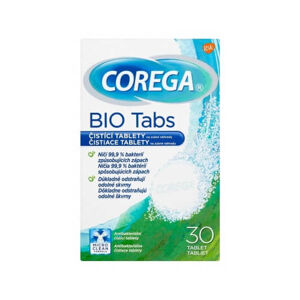 Corega Fogászati tisztító tabletták Bio Tabs 30 db