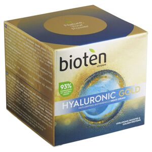 bioten Intenzív ráncfeltöltő éjszakai krém  Hyaluronic Gold (Replumping Antiwrinkle Night Cream) 50 ml