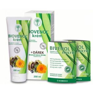 Biomedica Biovenol krém 200 ml + Bivenol micro 20 tabletta
