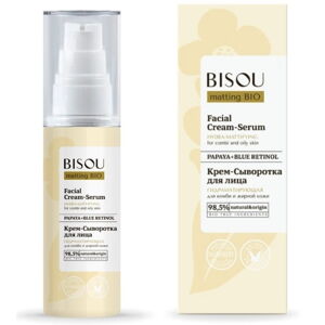 BISOU Hidratáló és mattító krémszérum kombinált és zsíros bőrre  (Facial Cream-Serum) 50 ml