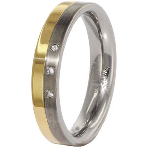 Boccia Titanium Titán gyűrű gyémánttal 0129-04 52 mm