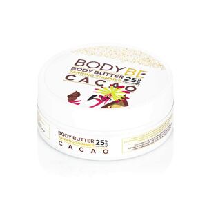 BODYBE Csillogó hatású napvédő vaj Kakaó SPF 25 (Body Butter Tanning Shimmer) 150 ml