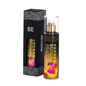 BODYBE Csillogó hatású barnító krém a gyors barnulásához Banán csokoládéban  SPF 0 (Accelerator Tanning Shimmer) 200 ml