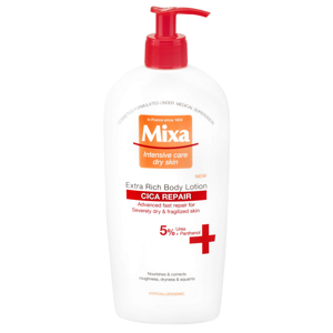 Mixa Gazdag testápoló érzékeny bőrre  Cica Repair (Extra Rich Body Lotion) 400 ml