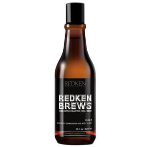 Redken Sampon 3 az 1- ben  Brews (3-In-1 Shampoo, Conditioner and Body Wash) 300 ml