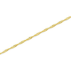 Beneto Exclusive Elegáns karkötő sárga aranyból Lambáda AUB0002 18 cm