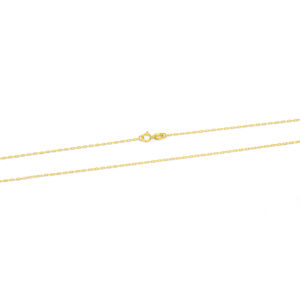 Beneto Exclusive Divatos sárga arany lánc Anker AUS0013-G 45 cm