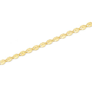 Beneto Exclusive Gyengéd sárga arany karkötő AUB0006 18 cm