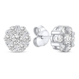 Brilio Silver Gyönyörű ezüst fülbevaló Virágok EA320W