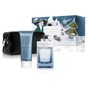 Bvlgari Man Glacial Essence  - EDP 100 ml + borotválkozás utáni balzsam 100 ml + táska