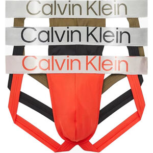 Calvin Klein 3 PACK - férfi alsó JOCK STRAP NB3152A-13B M