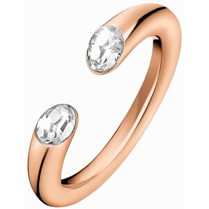 Calvin Klein Aranyozott kristály gyűrű KJ8YPR14020 52 mm