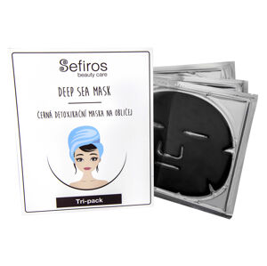 Sefiros Fekete méregtelenítő arcmaszk (Deep Sea Mask) 3 db