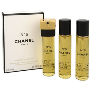 Chanel No. 5 -  szórófejes EDT- utántöltő (3 x 20 ml) 60 ml